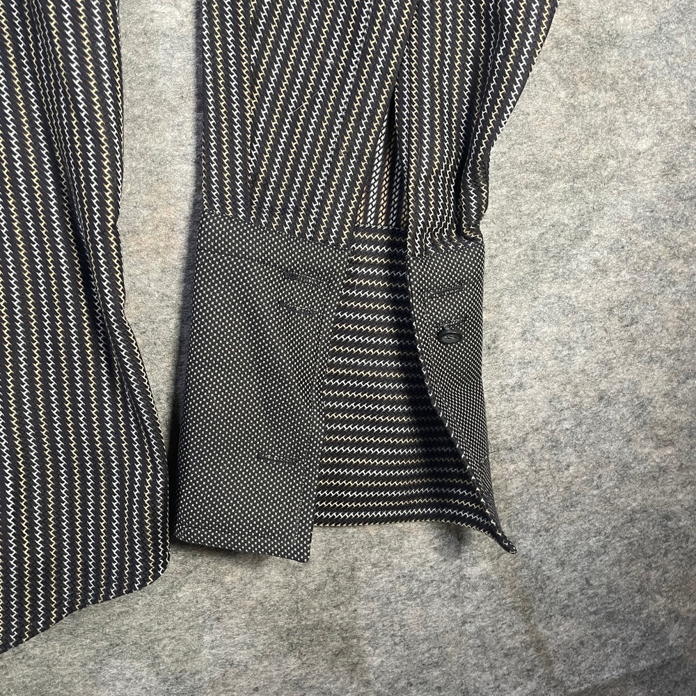 Hugo Boss Shirt Mens Xl Geometric Pattern Long Sleeve Button Up Dress Shirt View 4